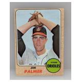 1968 Topps Baseball Jim Palmer HOF-TUFF HN Corners