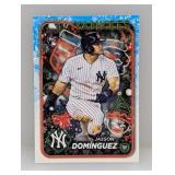2024 Topps Holiday Jason Dominguez Rookie #75