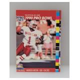 1990 Pro Set Misscut #359 Warren Moon Edges