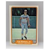 1982 Fleer #176 Cal Ripken RC HOF Orioles Edge