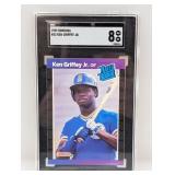 1989 Donruss #33 Ken Griffey Jr SGC 8