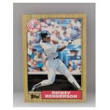 1987 Topps #735 Rickey Henderson HOF