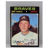 1971 Topps #30 Phil Niekro HOF Braves C/E