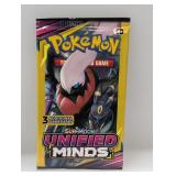 Pokemon 2019 3 Card Unified Minds Booster Pack
