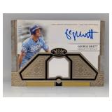 2024 George Brett Topps Tier One Jersey Auto /75