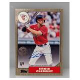 2022 Topps Ernie Clement #87BA-ECL RC Auto 3/50
