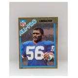 1982 Topps Stickers Rookie Lawrence Taylor Corner