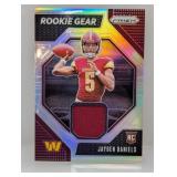 2024 Prizm Jayden Daniels RC Gear Jersey Silver
