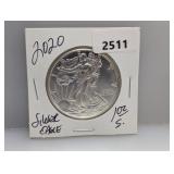 2020 1oz .999 Silv Eagle $1 Dollar