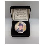 1oz .999 Silv Eagle $1 w/Elvis Sticker