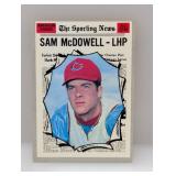 1970 Topps Sam McDowell All Star 469 Corners/Edges