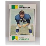 1973 Topps #492 Mick Tingelhoff Corners