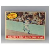 1959 Topps Colavitoï¿½s Great Catch #462ï¿½DMG