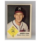 1963 Fleer Warren Spahn HOF Braves Corners/Surface
