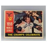 1960 Topps World Series The Champ Celebrate Corner