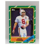 1986 Topps Steve Young RC #374 Corners/Edges/Stain