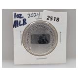 2024 1oz .999 Silv MLB Round