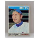 1970 Topps Gil Hodges HOF 394 Crease/Corners/Edges