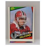 1984 Topps Misscut #216 Mike Kenn Crease/Edges