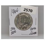 1964 90% Silv JFK Half $1 Dollar