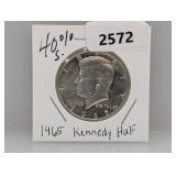 1965 40% Silv JFK Half $1 Dollar