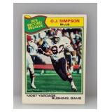 1977 Topps Record Breaker #453 O.J. Simpson C/E/S