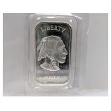 1oz .999 Silv Buffalo Art Bar