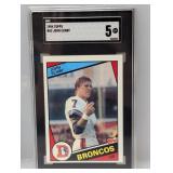 1984 Topps John Elway RC 63 SGC 5