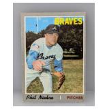 1970 Topps Baseball Phil Niekro HOF 160 Damage