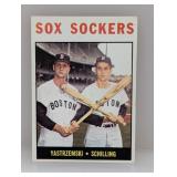 1964 Topps #182 Carl Yastrzemski Sox Sockers S/C