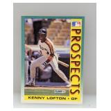 1992 Fleer #655 RC Kenny Lofton