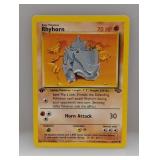 Pokemon 1999 1st Edition Rhyhorn 61