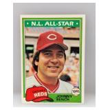 1981 Johnny Bench Topps #600