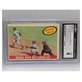 1959 Topps Musial Raps Out 3000th Hit #470 CGC 4