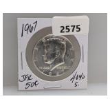 1967 40% Silv JFK Half $1 Dollar