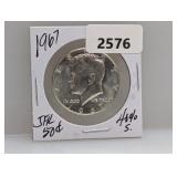 1967 40% Silv JFK Half $1 Dollar