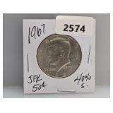 1967 40% Silv JFK Half $1 Dollar