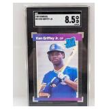 1989 Donruss #33 Ken Griffey Jr SGC 8.5