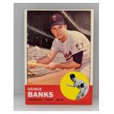 1963 Topps #564 George Banks Twins Hi # Series C
