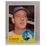 1963 Topps #566 Cliff Cook Mets Hi # Series C/E