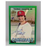 2025 Topps Archives Thomas Saggese Auto #15/99