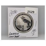 2016 1oz .999 Silv Australia Kookaburra $1
