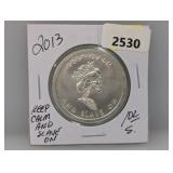 2013 1oz .999 Silv Keep Calm & Slave On Round