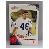 2010 Panini Score Aaron Hernandez RC #301