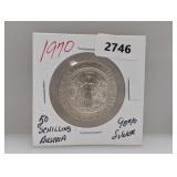 1970 90% Silv Austria 50 Schilling
