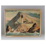 1909 Hassan Cigarettes Heceta Head Light 27 Damage
