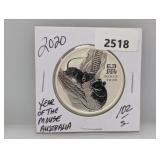 2020 1oz .999 Silv Australia Yr of the Mouse