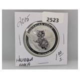 2015 1oz .999 Silv Australia Koala $1