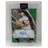 2024 Volpe Topps Chrome Black Green Ref Auto /99