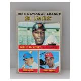 1970 Topps LEADERS McCovey/Santo/Perez 63 Creases